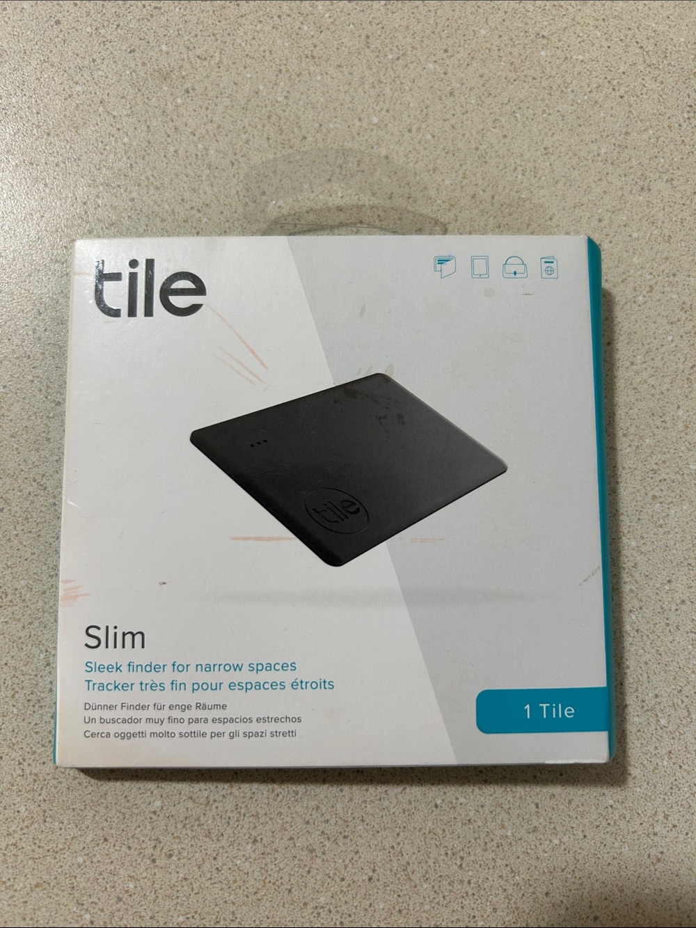 Tile Slim Bluetooth Tracker – Black
